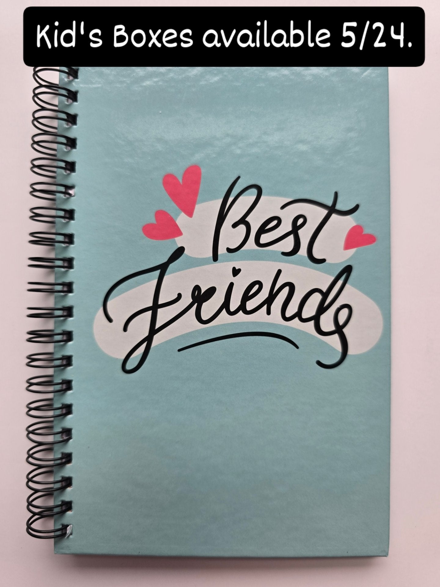 Best Friends Spiral Journal- Kids Mystery Box