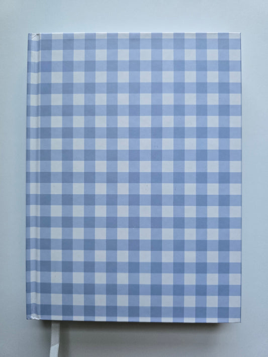 A5 Blue Gingham Journal- 20 Item Mystery Box