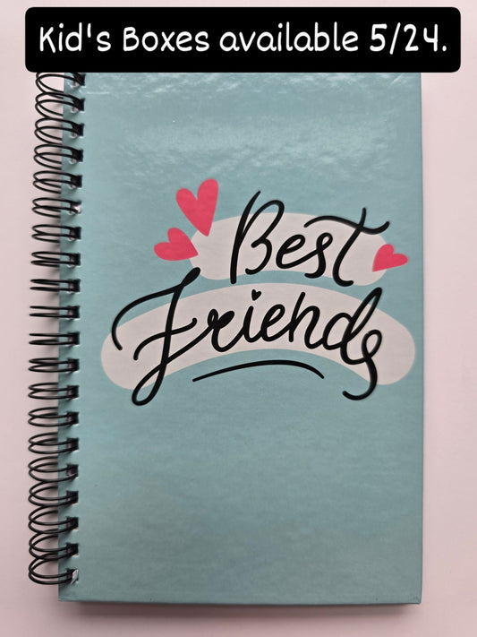Best Friends Spiral Journal- Kids Mystery Box