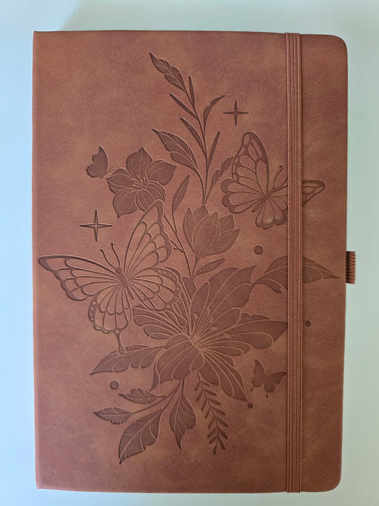 A5 Brown Floral Journal- 20 Item Mystery Box