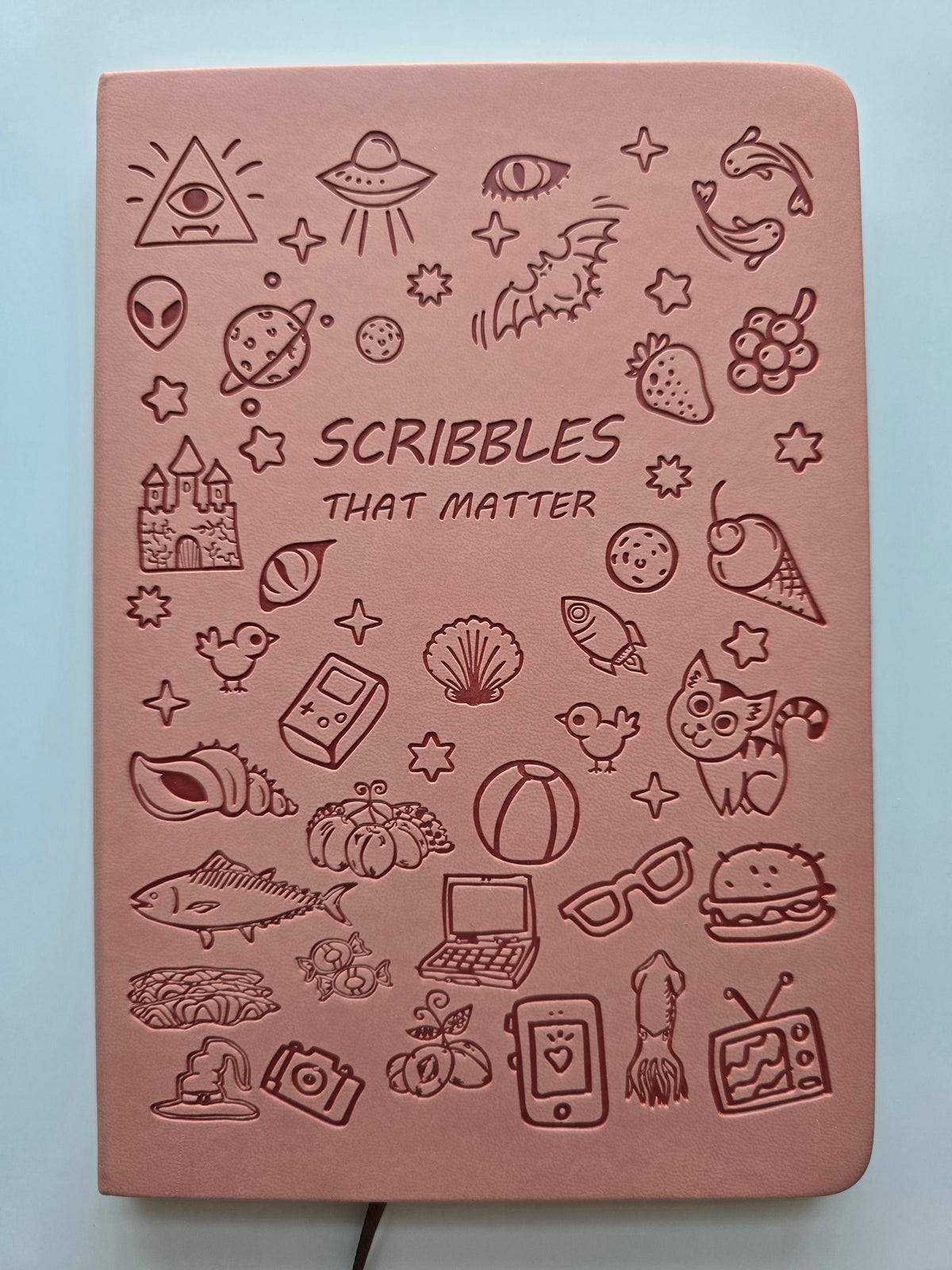 A5 Pink Scribbles Journal- 20 Item Mystery Box