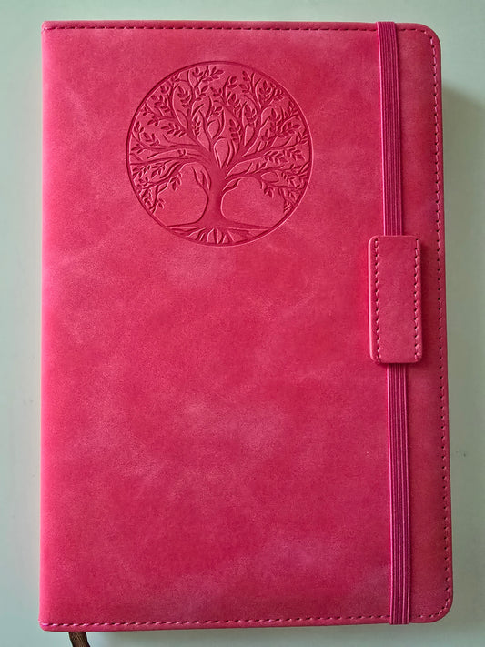 A5 Pink Journal w/ Tree in Circle- 20 Item Mystery Box