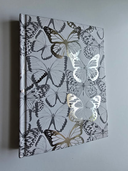A5 Silver Butterfly Journal- 20 Item Mystery Box
