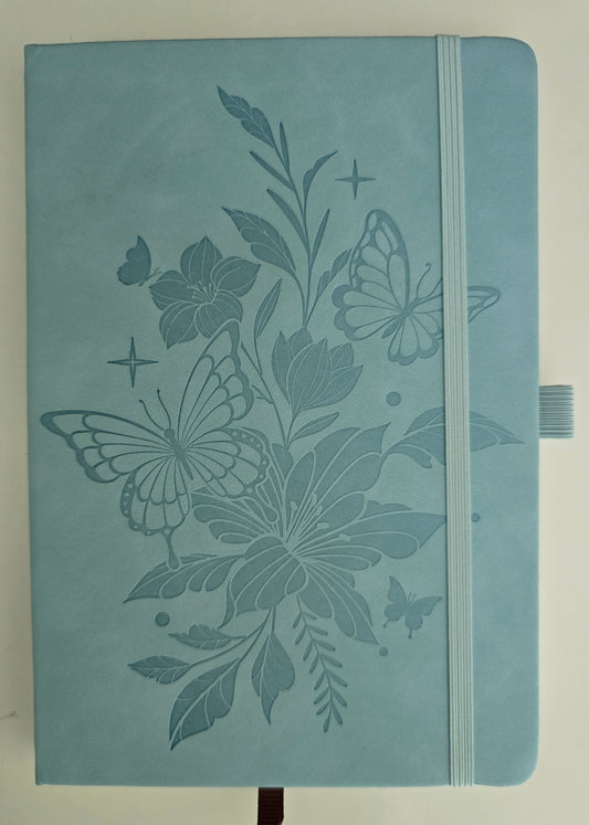 A5 Lt. Blue Floral Journal- 20 Item Mystery Box