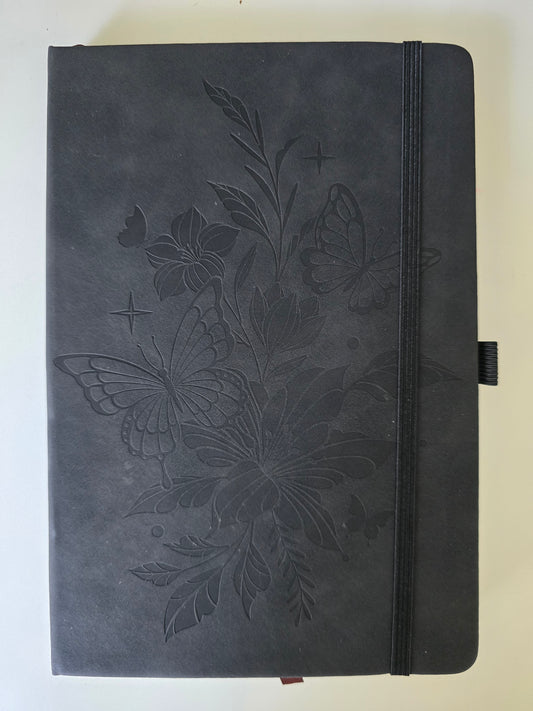 A5 Black Floral Journal- 20 Item Mystery Bundle