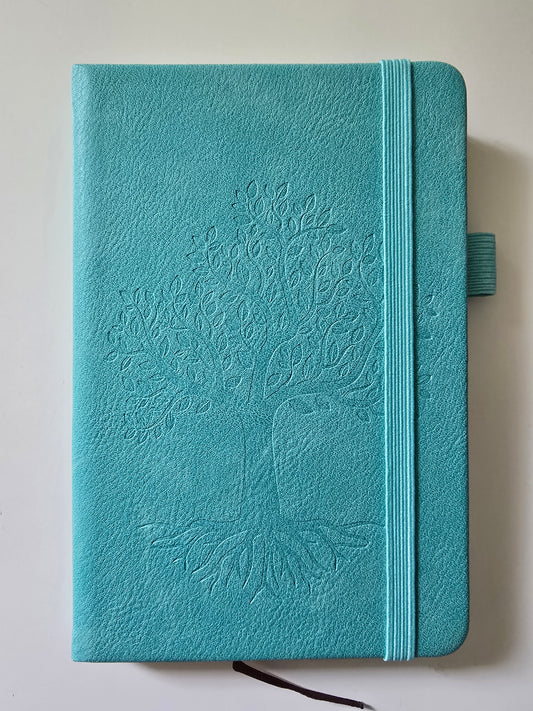 A6 Turquoise Tree Journal- 20 Item Mystery Box